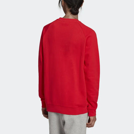 adidas Originals Adicolor Classics Trefoil Crewneck Sweatshirt 'Red White' HE9489