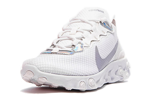 (WMNS) Nike React Element 55 'White Iridescent' CN0147-100