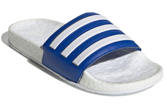 adidas Adilette Boost Slide 'White Royal Blue' GZ5313