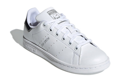 (GS) adidas Originals Stan Smith J Shoes 'White Black Grey' H05043