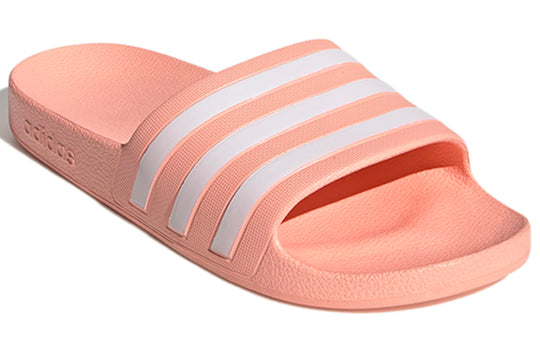 (WMNS) adidas Adilette Pink and White Aqua EE7345