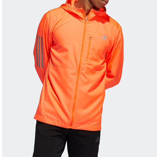 adidas Sports Running Jacket Orange Red FM6926