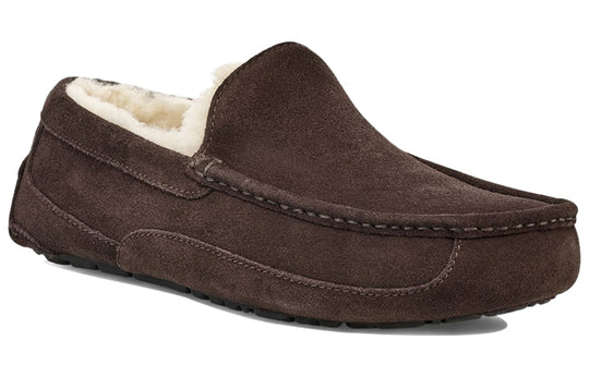 UGG Ascot Slipper Cozy Athleisure Casual Sports Shoe Brown Fleece Lined 1101110-ESP
