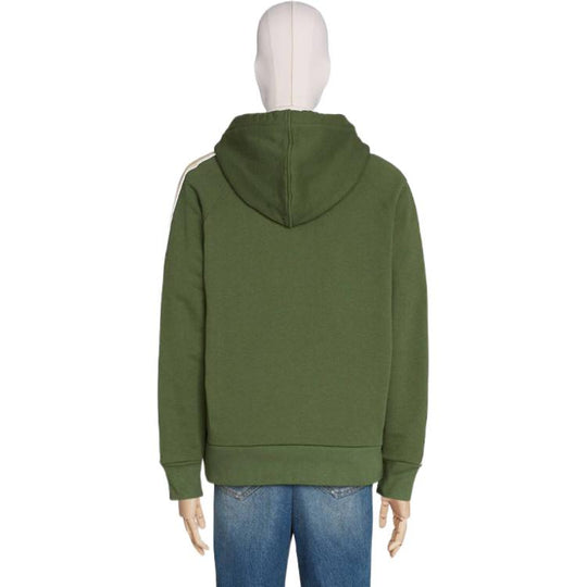 GUCCI Knitted Cotton Hooded Sweater For Men Green 596230-XJBUW-3806