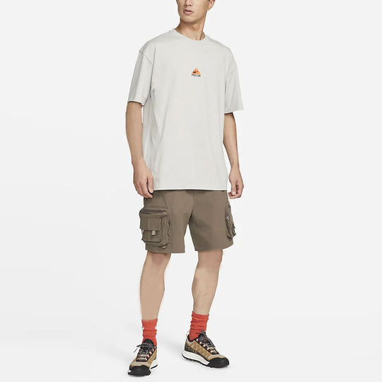 Nike ACG Fleece Round Neck T-Shirt 'White' DQ1816-012