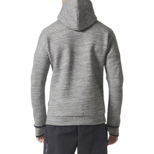 adidas Hooded Sports Knit Jacket Men's Grey CG1484 - KICKS CREW