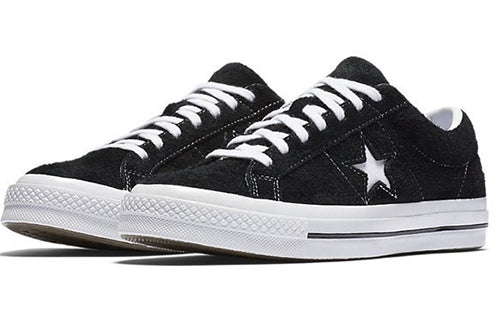 Converse One Star Low 'Black Suede' 158369C