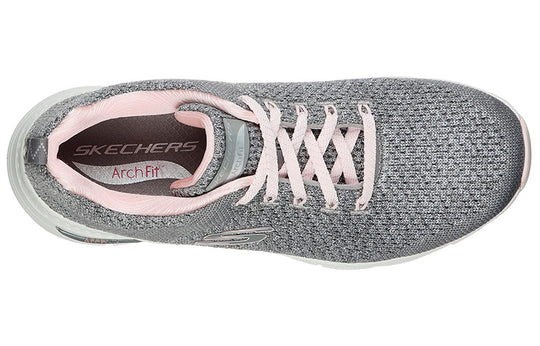 Skechers WMNS Arch Fit - Infinite Adventure Low-Top Running Shoes Grey/Pink 149058-GYPK Marathon Running Shoes/Sneakers - KICKSCREW