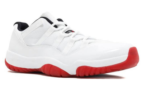 Air Jordan 11 Retro Low 'Cherry Bottom' 528895-101 Retro Basketball Shoes  -  KICKS CREW