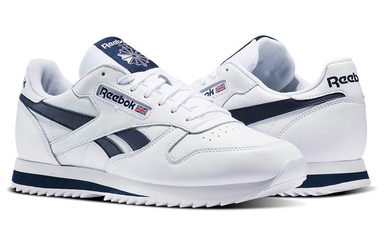 Reebok Classic Leather Ripple Low BP Running Shoes White BS8300 Athletic Shoes  -  KICKS CREW