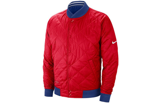 Men's Nike Philadelphia 76ers Reversible Stay Warm Sports Jacket Navy Blue AV6597-495 Jacket - KICKSCREW