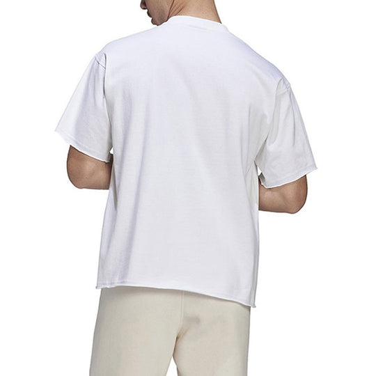 adidas originals x Disney Crossover Cartoon Pattern Printing Short Sleeve Couple Style White HT3950