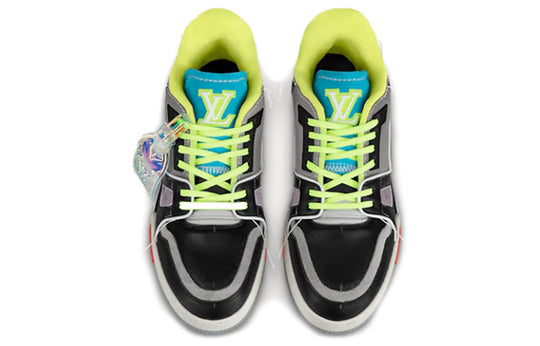 Louis Vuitton LV Trainer Low-top Sports Shoes Blue/Black 1A8QB US 9