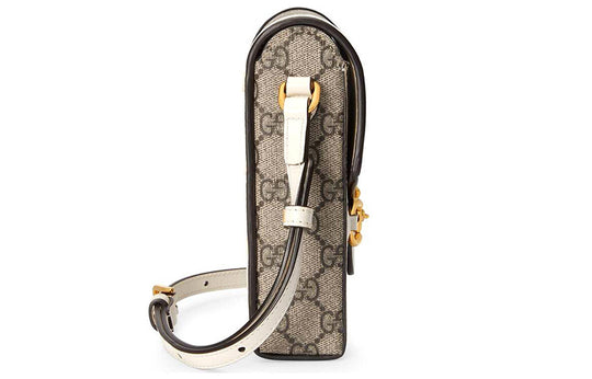 Gucci | Women Mini 1955 Horsebit GG Supreme Canvas Bag Ebony Unique