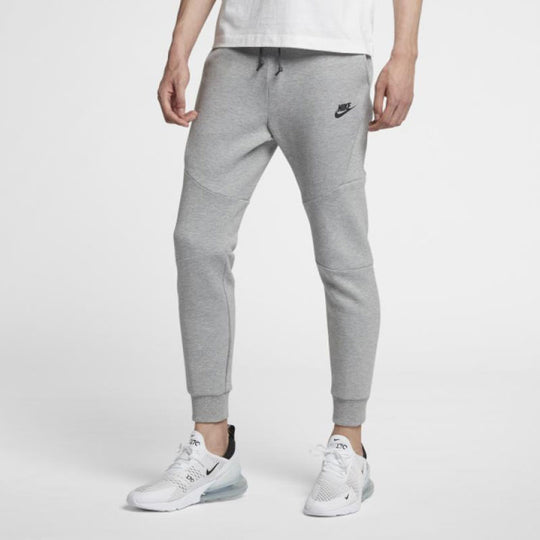 Nike Tech Fleece Jogger Pants Slim Fit Sports Long Pants Gray 805163-0