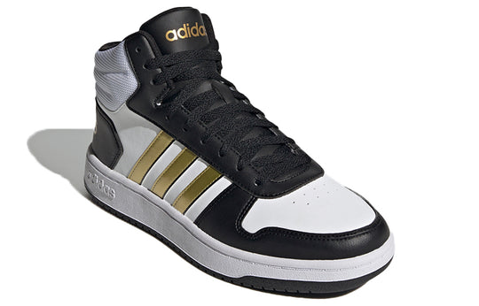 adidas neo Hoops 2.0 Mid 'White Blue Gold' H01197