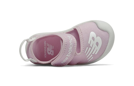 (TD) New Balance CRSR Velcro Flat Heel Sports Td Pink Sandals 'Pink White' IOCRSRPP