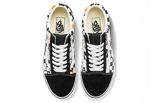 Vans Unisex Old Skool Low-Top Sneakers Black/White VN0A5KRFB0B - KICKS CREW