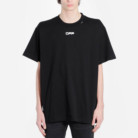 Off-White Caravaggio Arrow T-Shirt 'Black' OMAA038S201850041088