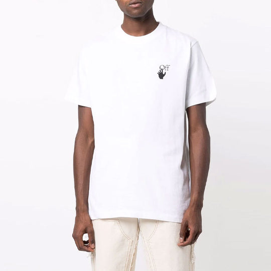 OFF-WHITE Degrade Arrow Short-Sleeve Slim Tee 'White/Black' OMAA027F21JER0050110 T-shirts - KICKSCREW