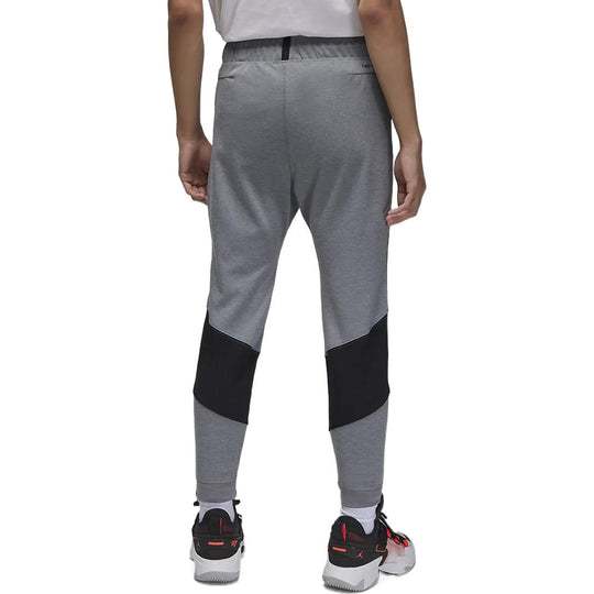 Air Jordan Colorblock Lacing Sports Pants Men's Black Grey DQ7322-091