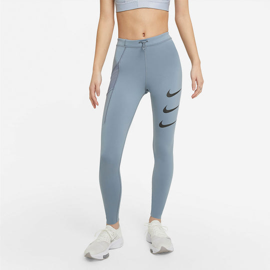 (WMNS) Nike Epic Luxe Run Division Printing Fitness Pants Grey DA1271 ...