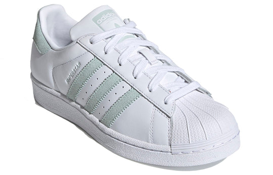 (WMNS) adidas Superstar 'White Vapour Green' EE7401