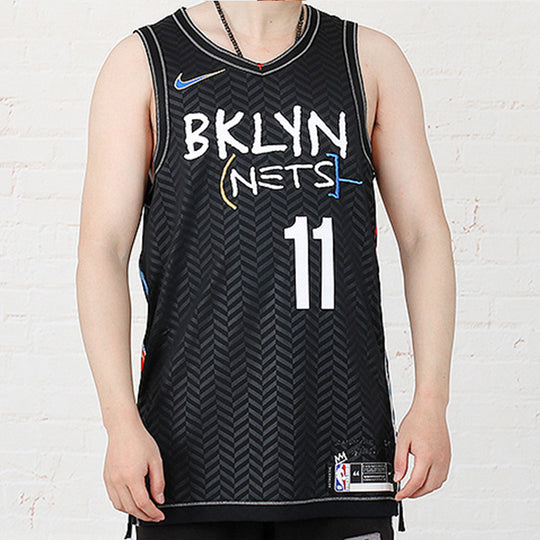 Nike NBA Basketball Sports Jersey Vest AU Player Edition Brooklyn Nets Kyrie Irving 11 Black CN1572-012