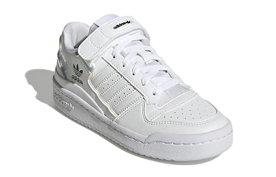 (GS) Adidas Forum Shoes 'White Iridescent' GY9249