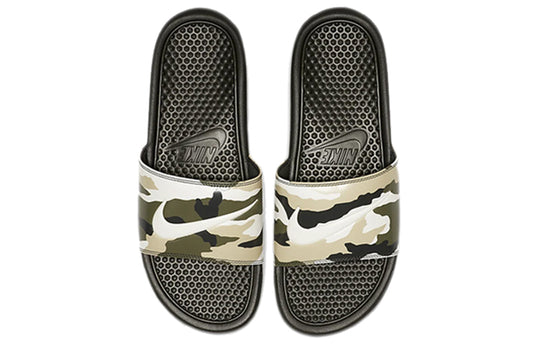 Nike Benassi Jdi Print Military Green Unisex Slippers 'Sequoia' 631261-301