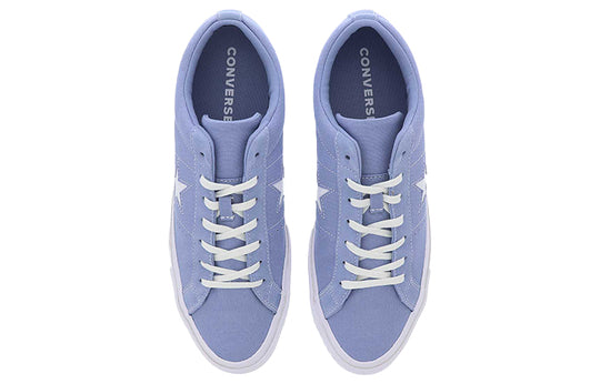 Converse one star Shoes Blue/White 163314C
