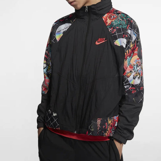 Nike Men'S 2019 Autumn New Woven Hooded Windbreak Casual Sports Jacket CK5024-018