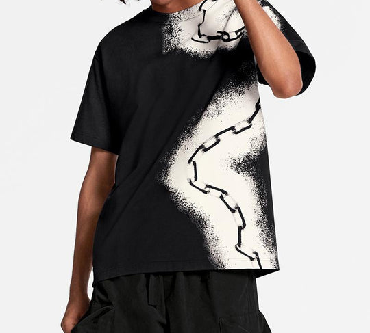 Louis Vuitton Louis Vitton T-Shirt with Spray Chain Print