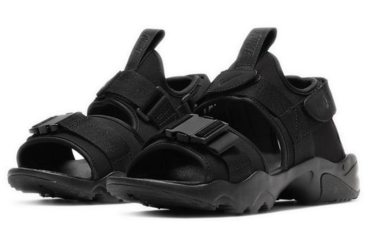 (WMNS) Nike Canyon Sandal 'Triple Black' CV5515-002 - KICKS CREW
