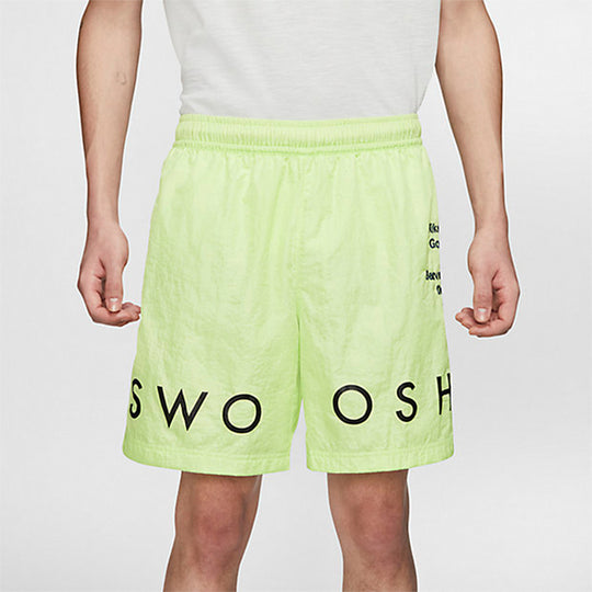 Nike Sportswear Swoosh Side Alphabet Embroidered Woven Sports Shorts L ...