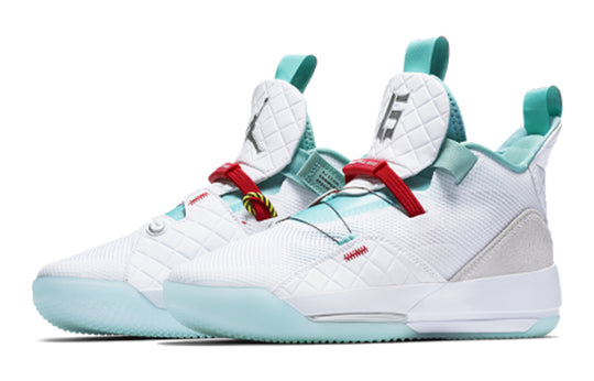 (GS) Air Jordan XXXIII 'White' AQ9244-101 Big Kids Basketball Shoes  -  KICKS CREW