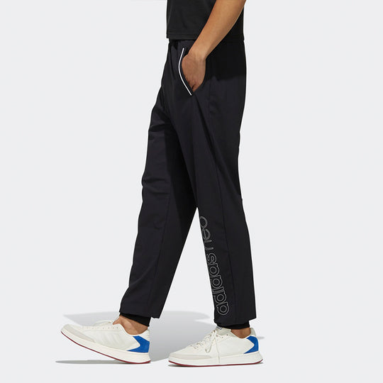 adidas neo Breathable Casual Sports Pants Black FI6599