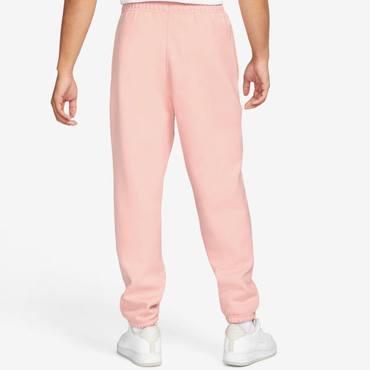 Men's Nike Solid Color Straight Bundle Feet Sports Pants/Trousers/Joggers Lotus pink CW5460-697