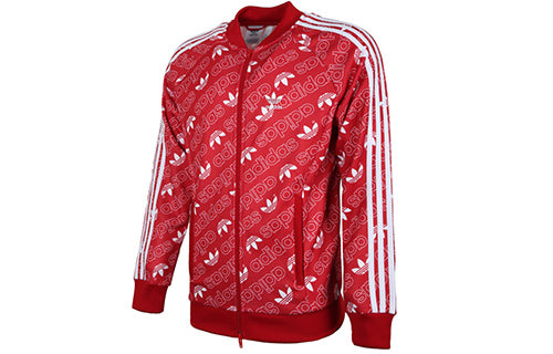 adidas originals MONOGRAM TT Sports Jacket Red EB4088