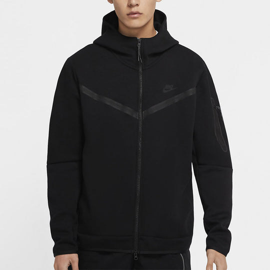 Nike Casual Sports Breathable Zipper Hooded Jacket Black CU4489-010