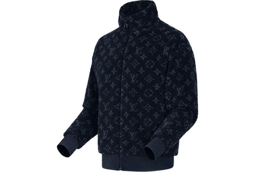 Louis Vuitton Monogram Jacquard Puffer Wrap Coat 1AC0HJ, Beige, 38