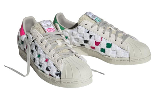 adidas originals Superstar 80s x Han Meilin 'White Black Green' ID4384