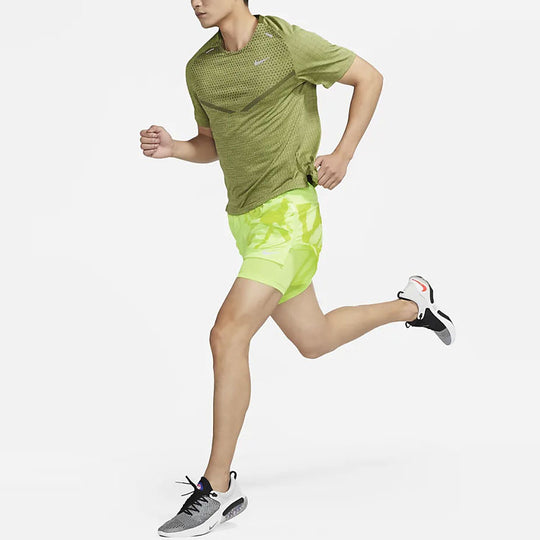 Nike Dri-FIT Stride Run Division 2-In-1 Running Shorts 'Green' DQ4762 ...