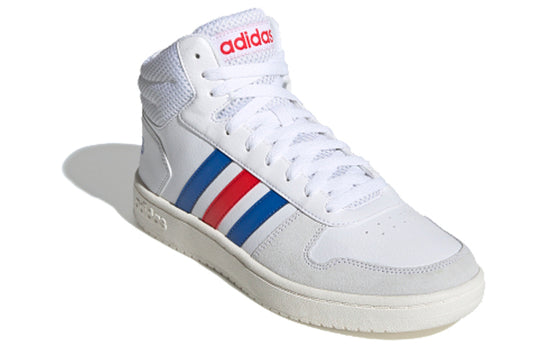 adidas Hoops 2.0 Mid 'White Blue Red' EE7382