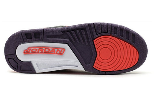 (GS) Air Jordan 3 Retro 'Crimson' 398614-005 Big Kids Basketball Shoes  -  KICKS CREW