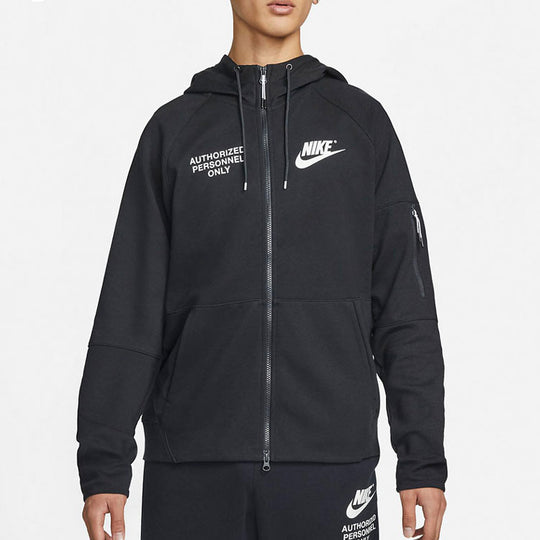 Men's Nike Training Sports logo Casual Hooded Jacket Autumn DM6549-010 ...