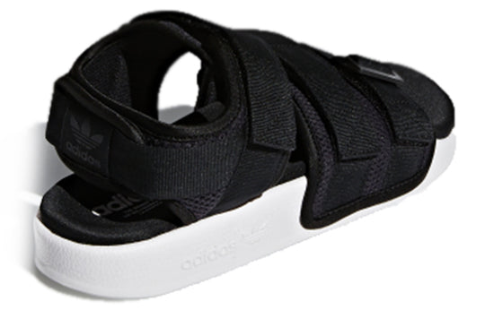 (WMNS) adidas originals originals Adilette SANDAL 2.0 Black White Sandals AC8583