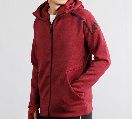 adidas FreeLift Climaheat Hooded Jacket 'Red' EB5231