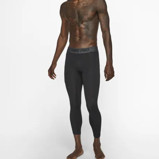 Men's Nike Basketball Training Black Leggings AT3383-010