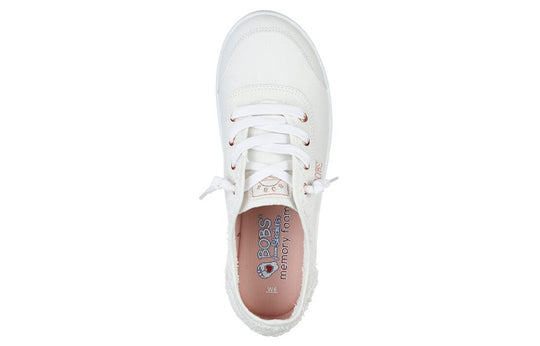 (WMNS) Skechers Bob's B Cute Low Top Sneakers White 33492-WHT